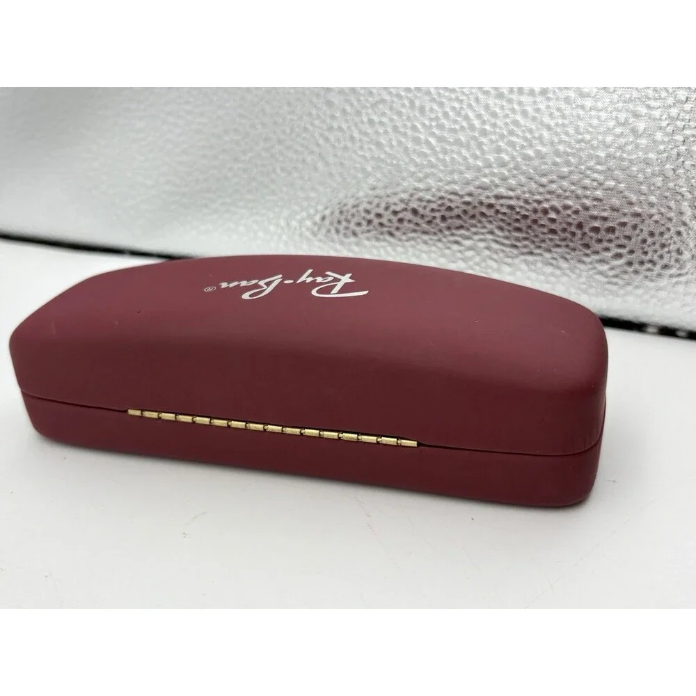 Genuine Ray-Ban Burgundy Red Hard Sunglasses Eyeglasses Case Empty Replacement